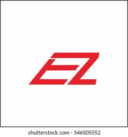 e z logo vector letter