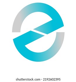 e z Vektorlogo-Illustrationen