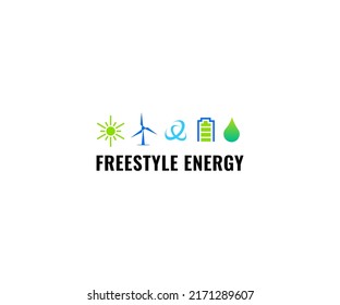E5 Energy Logo Design vector Template