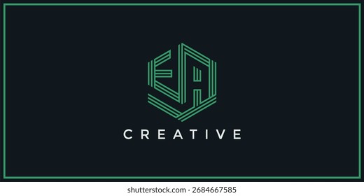 EA Hexagon Logo Design Inspiration