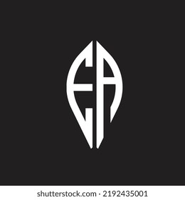 EA letter logo creative design with vector graphic, Abc simple and modern logo design.
