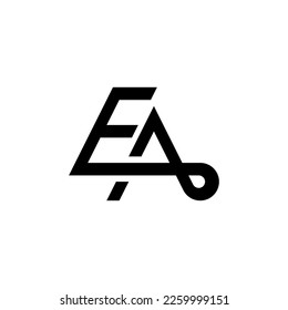 EA letter logo design, EA monogram, initials AE logo, Letter AE logo