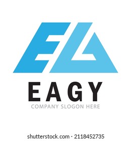 EA Letter logo - Eagy Logo