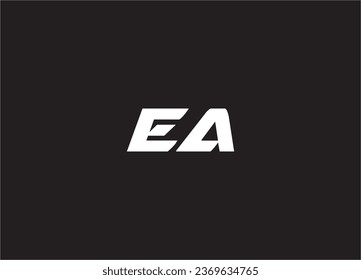 EA-Logo und Monogramm-Logo-Design