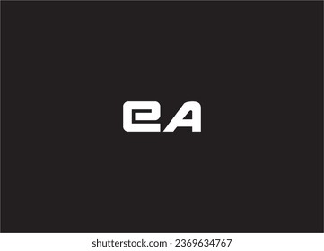 EA-Logo und Monogramm-Logo-Design