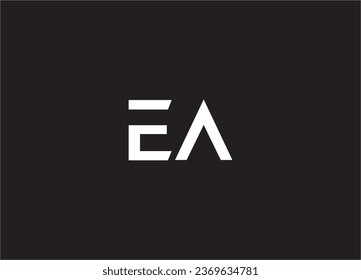 EA letter logo and monogram logo design