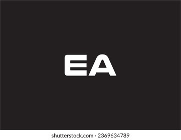 EA letter logo and monogram logo design