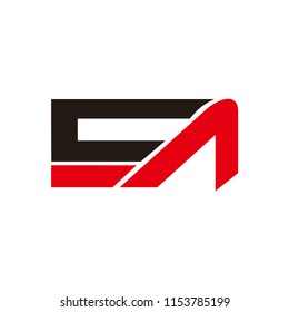 ea letter logo vector game