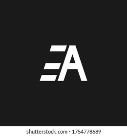 EA letter logotype vektor, monogram EA initial logo for company