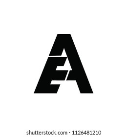 ea letter vector logo