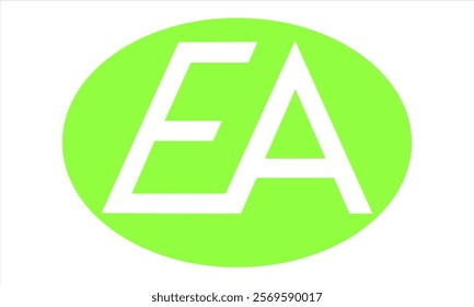 EA letter vector for product name or production symbol