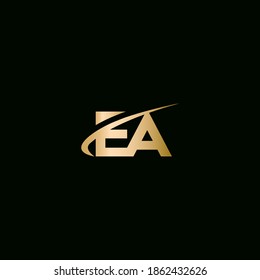 EA logo design. Vector illustration.