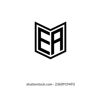 EA-Logo-Design, Vektorgrafik-Vorlage