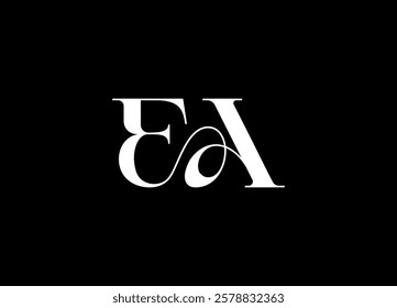 EA logo desing and monogram logo
