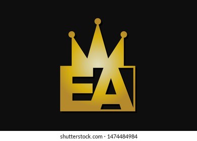 ea logo with gold crown