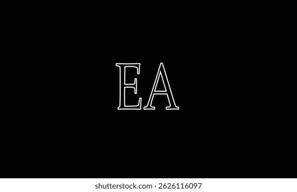 EA,AE,E,A abstract, letters, logo, monogram, style, symbols, ambitions, icons, 
