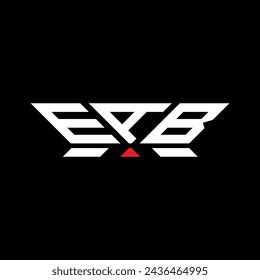 Diseño vectorial del logotipo de la letra EAB, logotipo simple y moderno EAB. Diseño de alfabeto de lujo EAB  