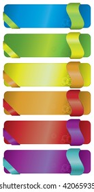 Each button is grouped together on same layer. Simple linear gradients are used. Easy to change colors or remove elements.