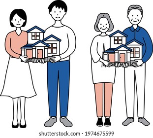 Each family buy new house