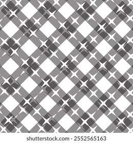 Cada padrão apresenta um design de xadrez em diagonal em diferentes temas de cores: azul claro, vermelho, marrom, amarelo-verde, laranja e cinza. Uma faixa preta em negrito com um gradiente azul é exibida horizontalmente 