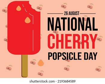 Each summer on the 26th of August, Popsicle lovers across the United States enjoy celebrating National Cherry Popsicle Day.