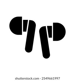 eadset, Support Headphone flat vector icon. on white background