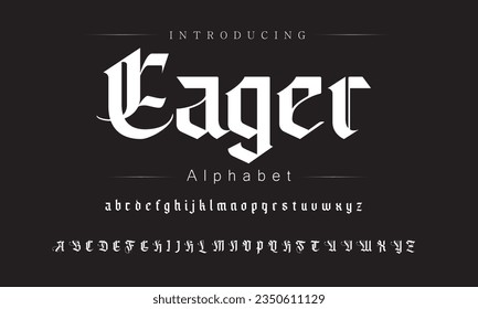 Eager Best Alphabet Painting Paint Brush Beauty Script Logotype Font lettering handwritten