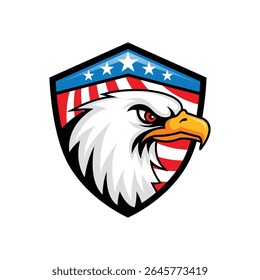 eagle abstract logo modern style