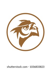eagle abstract logo template