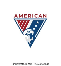 eagle america Logo design concept template
