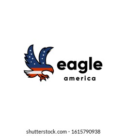 Eagle America Logo Design Vector Image Stock Vector (Royalty Free ...