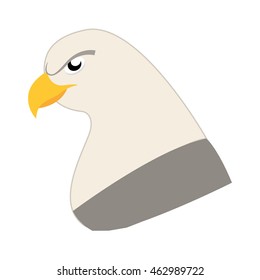 eagle american symbol icon vector illustration design