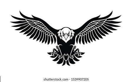 eagle animal a bird logo vector