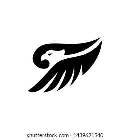 a eagle animal logo template