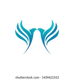 a eagle animal logo template