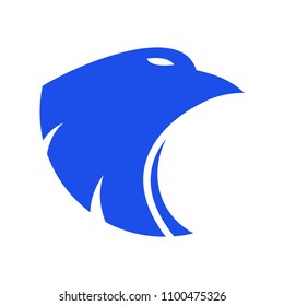 eagle animal logo vector icon illustration
