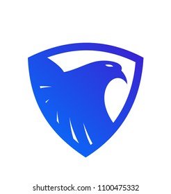 eagle animal logo vector icon illustration
