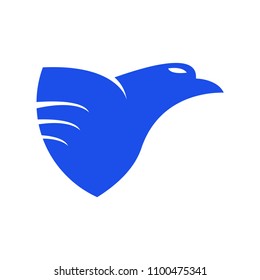 eagle animal logo vector icon illustration
