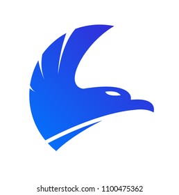 eagle animal logo vector icon illustration
