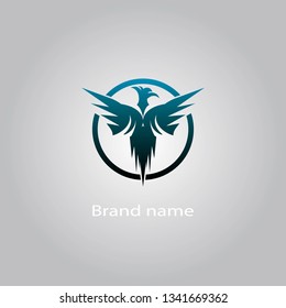 Eagle animal logotype