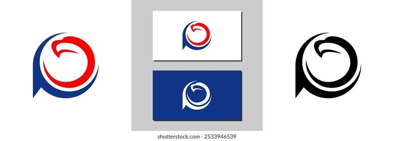 eagle animal sign icon white and black logo