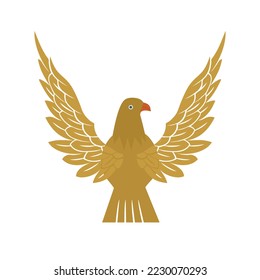 eagle animal vector illustration icon image
