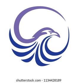 eagle animals vector logo