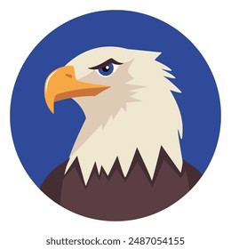 Eagle. Bald Eagle. National symbol of the USA. Stock Vector Image