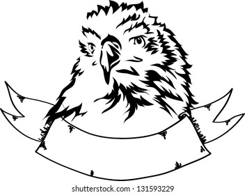 eagle banner,tattoo