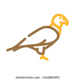 eagle bird color icon vector. eagle bird sign. isolated symbol illustration