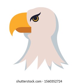 Eagle bird design, Animal cute zoo life nature and fauna theme Vector illustration