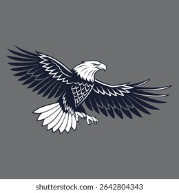 eagle bird design in vector of illustration 