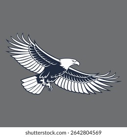 Adlervogel-Design in Vektorgrafik 