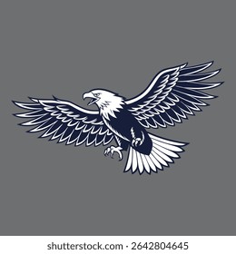 eagle bird design in vector of illustration 